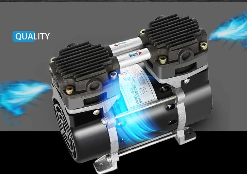AC Power 110V Oxygen Concentrator Compressor 370W Silent Piston Oil Free Air Compressor Head Pump for 5L Oxygen Concentrator