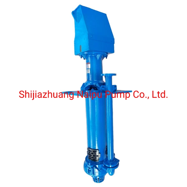 Drilling Fluids Vertical Rubber Submersible Slurry Pump 20m&sup3; /H Capacity for Mining with Motor