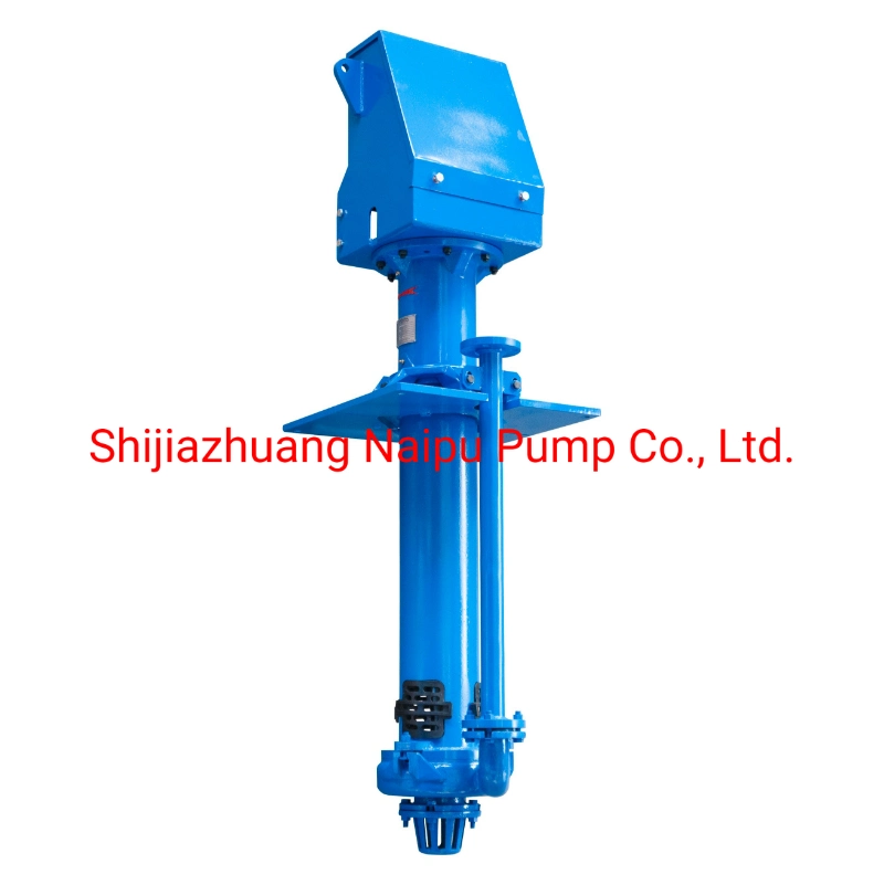 Drilling Fluids Vertical Rubber Submersible Slurry Pump 20m&sup3; /H Capacity for Mining with Motor