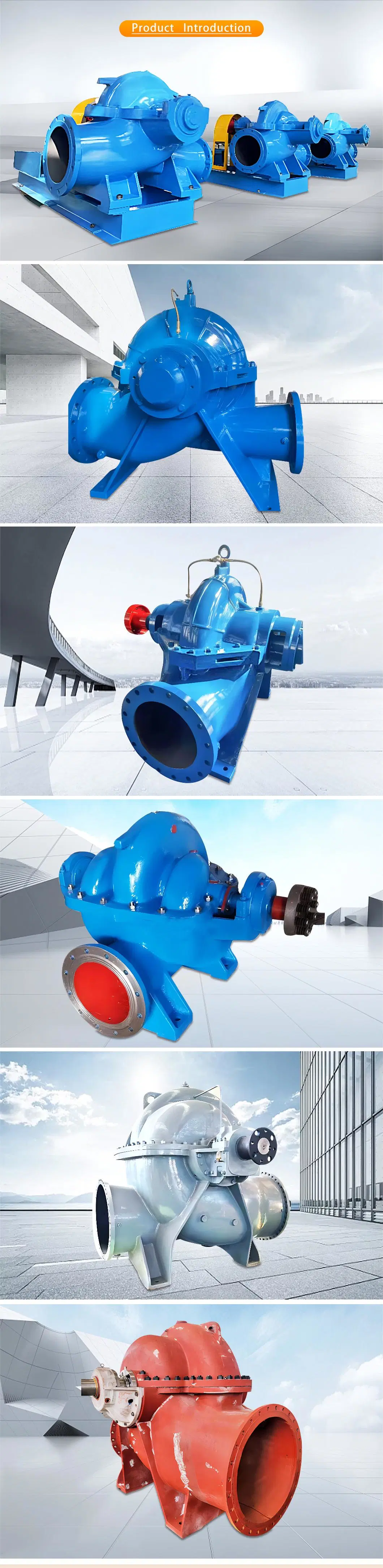 Advanced Double-Suction Water Pump for Municipal Water Supply - Flow Rate: [5700m&sup3; /H], Head: [89.5m], Power: [2670kw]