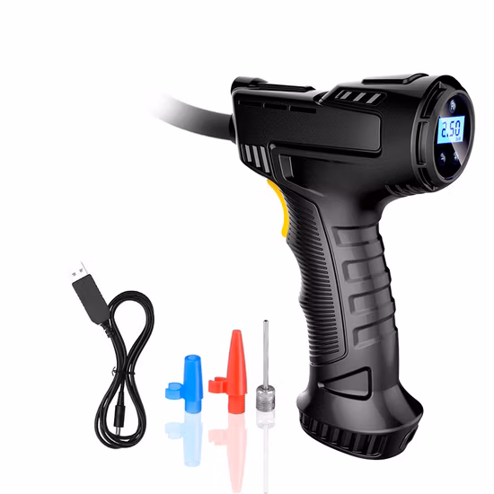 Air Compressor Cordless Car Tire Pump Tire Inflator with 20V Rechargeable Battery