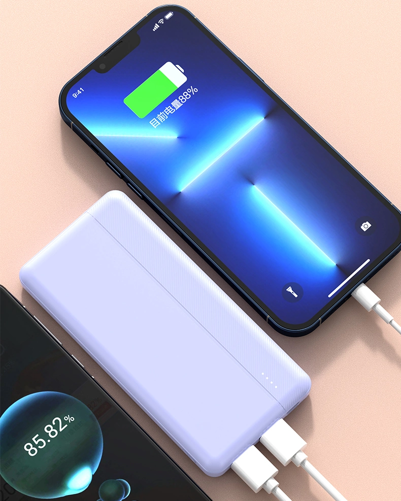 Pd20W Super Fast Charging Power Bank Portable 10000mAh Charger Digital Display External Battery for Xiaomi
