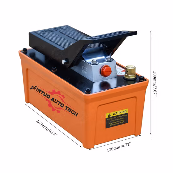Air Operated Hydraulic Power Pack Hydraulic Bottle Jack with Foot Pedal Pump
