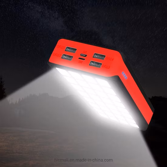 PS900 30000mAh 4 USB Ports Solar Power Bank 32
