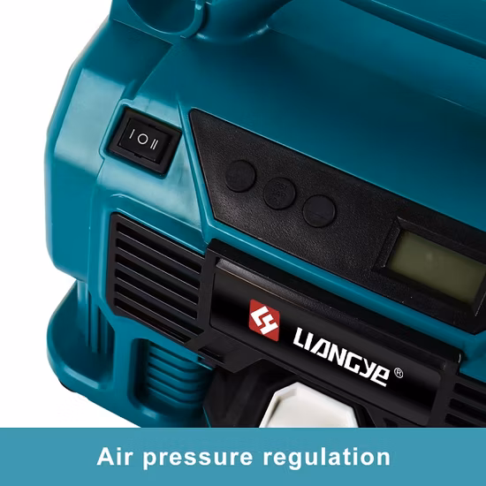 Liangye Battery Operated Power Tools 18V Cordless Portable Car Tire Inflator Air Pump